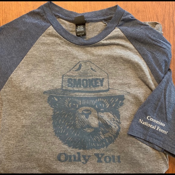 Official SMOKEY BEAR unisex jersey Size L NWOT‼️ - Picture 2 of 6